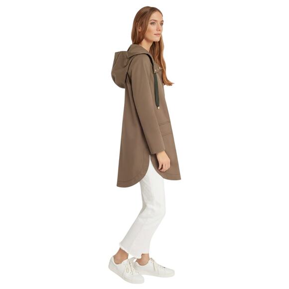 Cuyana Brown Hooded Coat - Picture 2 of 12